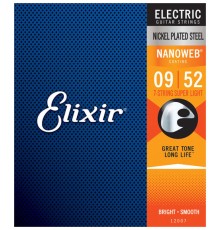 Струны ELIXIR 12007 NanoWeb 09-52 для 7-стр.электрогитары