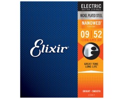 Струны ELIXIR 12007 NanoWeb 09-52 для 7-стр.электрогитары