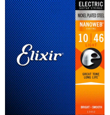 Струны для электрогитары ELIXIR 12052 NanoWeb 10-46