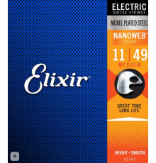 Струны ELIXIR 12052 NanoWeb 10-46 д/эл.гитары
