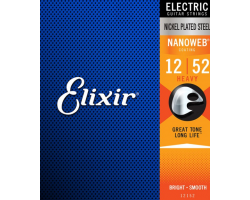 Струны ELIXIR 12152 NanoWeb 12-52 д/эл.гитары