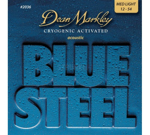 Струны для акустической гитары DEAN MARKLEY DM2036 Blue Steel 12-54