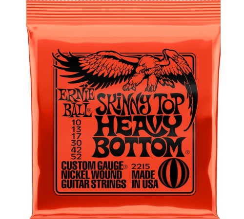 Струны ERNIE BALL 2215 10-52 никелированная навивка д/эл.гитары