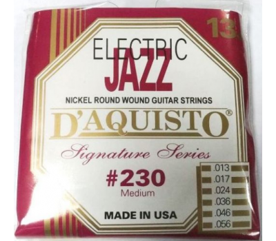 Струны D'AGUISTO 230 13-56 никелированная навивка для электрогитары