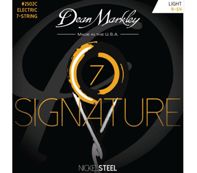Струны DEAN MARKLEY DM2502C 9-54 для 7-стр.электрогитары, никелированная навивка