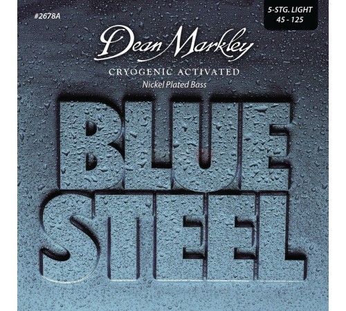 Струны DEAN MARKLEY 2678A 45-125 Blue Steel NPS для 5-струнной бас-гитары