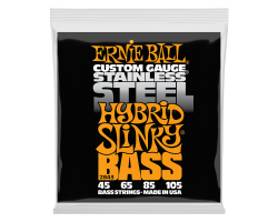 Струны ERNIE BALL 2843 45-105 Stainless Steeel для бас-гитары