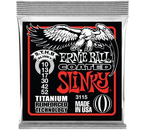 Струны для электрогитары ERNIE BALL 3115 10-52 Titanium