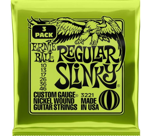 Струны для электрогитары ERNIE BALL 3221 10-46
