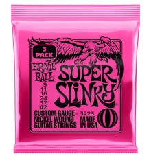 Струны ERNIE BALL 3223 9-42 для электрогитары, никелированная навивка 3 комплекта