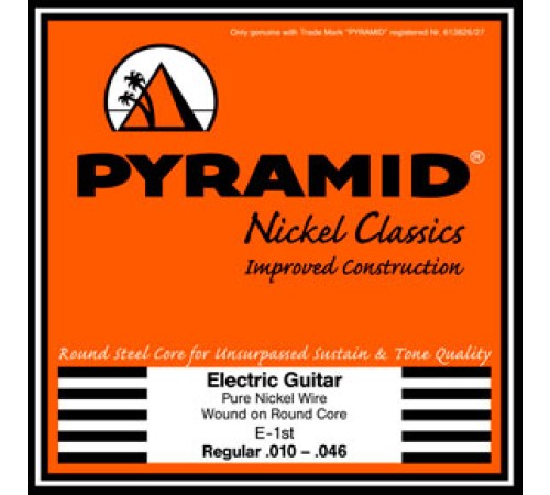 Струны PYRAMID 450100 09-42 Nickel Classics никелированная навивка для электрогитары