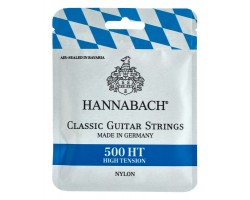 Струны HANNABACH 500HT нейлон Silver plated Clear сильное натяжение для классической гитары