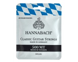 Струны HANNABACH 500MTнейлон Silver plated Clear среднее натяжение для классической гитары