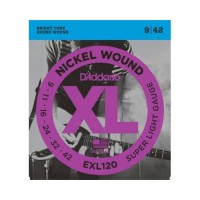 Струны для электрогитары D'ADDARIO EXL120 9-42 