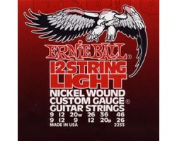 Струны ERNIE BALL 2233 никель д/12-стр.эл.гитары