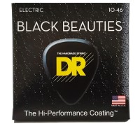 Струны для электрогитары DR BKE10 10-46 Black Beauties