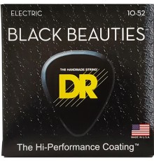 Струны для электрогитары DR BKE10/52 10-52 Black Beauties 