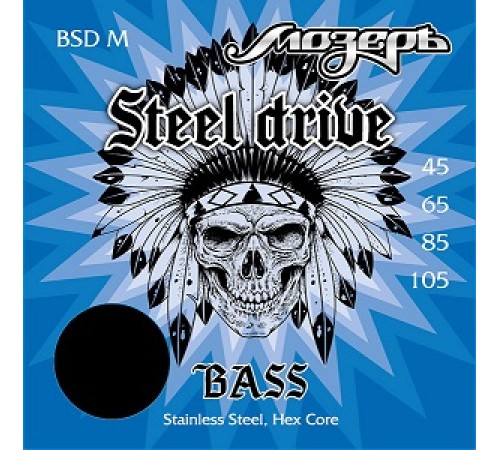 Струны для бас-гитары МОЗЕРЪ BSD M 45-105 