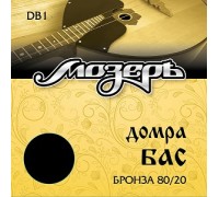 Струны МОЗЕРЪ DB1 для домры БАС, бронза
