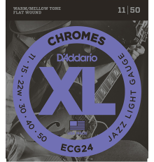 Струны D'ADDARIO ECG24 11-50 плоская навивка для электрогитары 