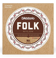 Струны для классической гитары D'ADDARIO EJ34 Folk Nylon