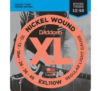 Струны для электрогитары D'ADDARIO EXL110W 10-46
