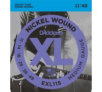 Струны для электрогитары D'ADDARIO EXL115 11-49 