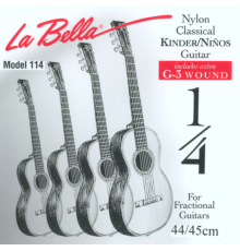 Струны LA BELLA FG114 для классической гитары 1/4