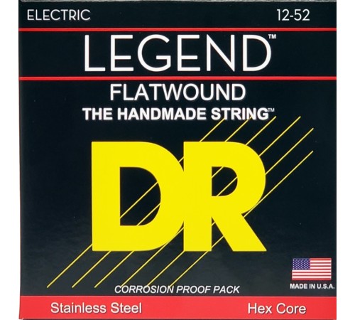 Струны для электрогитары DR FL12 12-52 Legend 