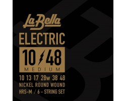 Струны LA BELLA HRS-M 10-48 для электрогитары никелированная навивка