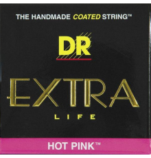 Струны DR PKE9 9-42 Pink Coated для электрогитары