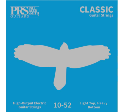 Струны PRS Classic 10-52 для электрогитары Light Top/Heavy Bottom