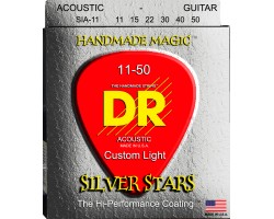 Струны DR SIA11 11-50 silver для акустической гитары