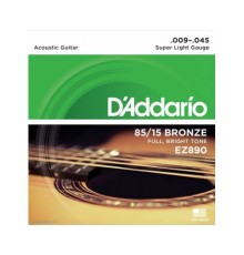 Струны D'ADDARIO EZ890 9-45 бронза для акустической гитары