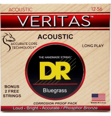 Струны DR Veritas VTA12/56 12-56 фосфор.бронза для акустической гитары