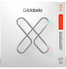 Струны D'ADDARIO XSAPB1047 XS 10-47 фосфор/бронза для акустической гитары