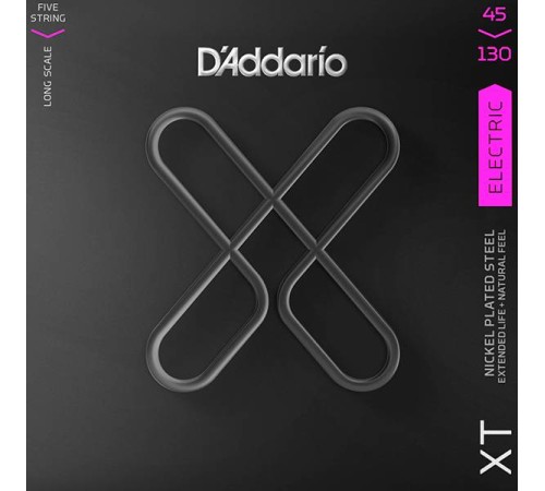 Струны для бас-гитары D'ADDARIO XTB45130 XT 45-130 Струны для бас-гитары D'ADDARIO XTB45130 XT 45-130