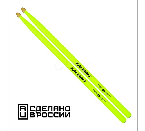 Палочки барабанные KALEDIN Yellow 5B 