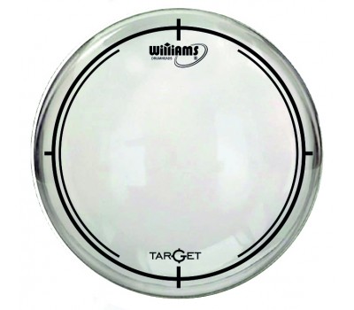 Пластик 13" WILLIAMS W2-7MIL-13 прозрачный двуслойный для барабана