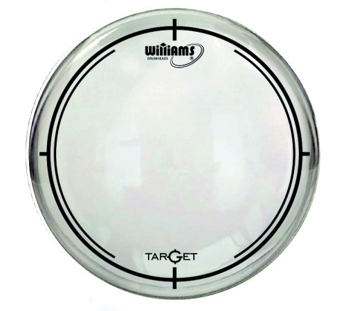 Пластик 14" WILLIAMS W2-7MIL-14 прозрачный двуслойный для барабана