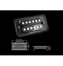 Звукосниматель BELCAT BH24BK Bridge 