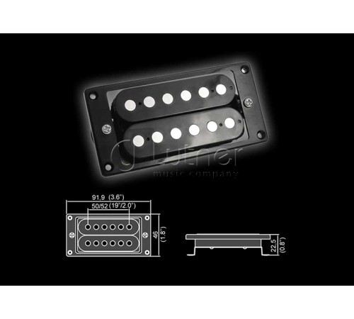 Звукосниматель BELCAT BH24BK Bridge 